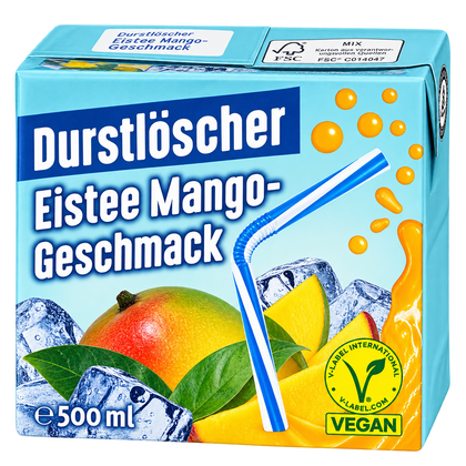 DURSTLÖSCHER EISTEE MANGO - 500ML