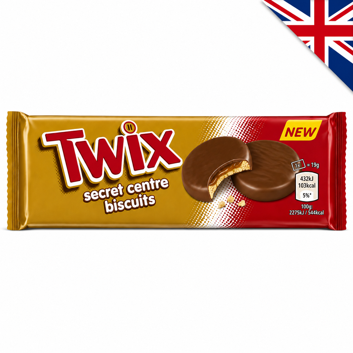 TWIX SECRET CENTRE BISCUITS 132G