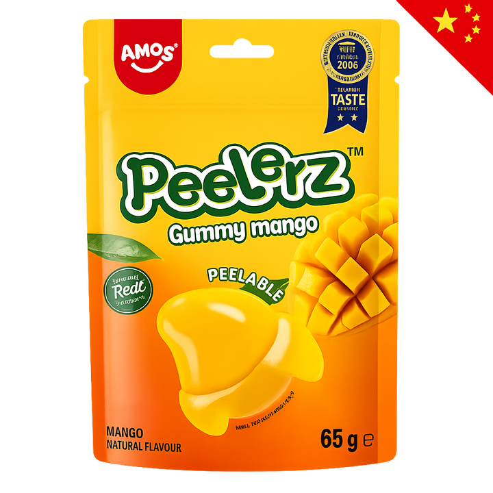 AMOS PEELERZ GUMMY MANGO 65G