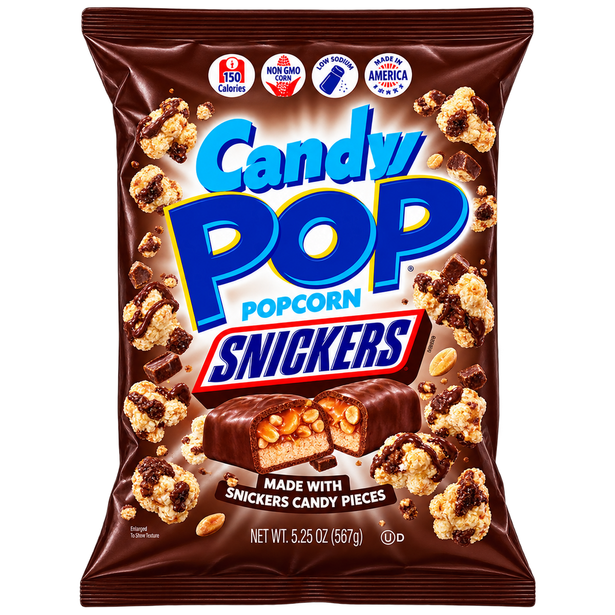 CANDY POP SNICKERS POPCORN USA 149G