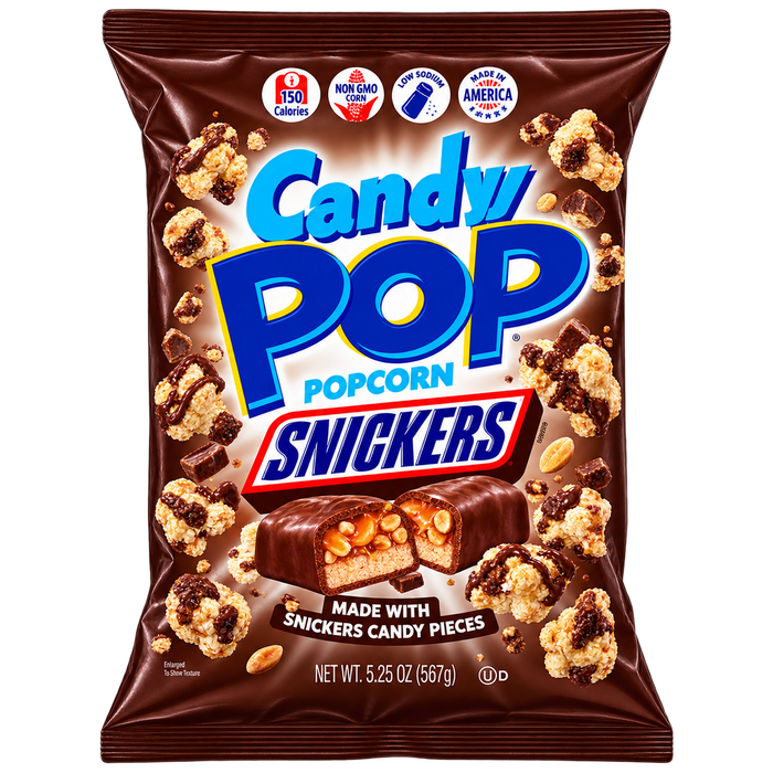 CANDY POP SNICKERS POPCORN USA 149G
