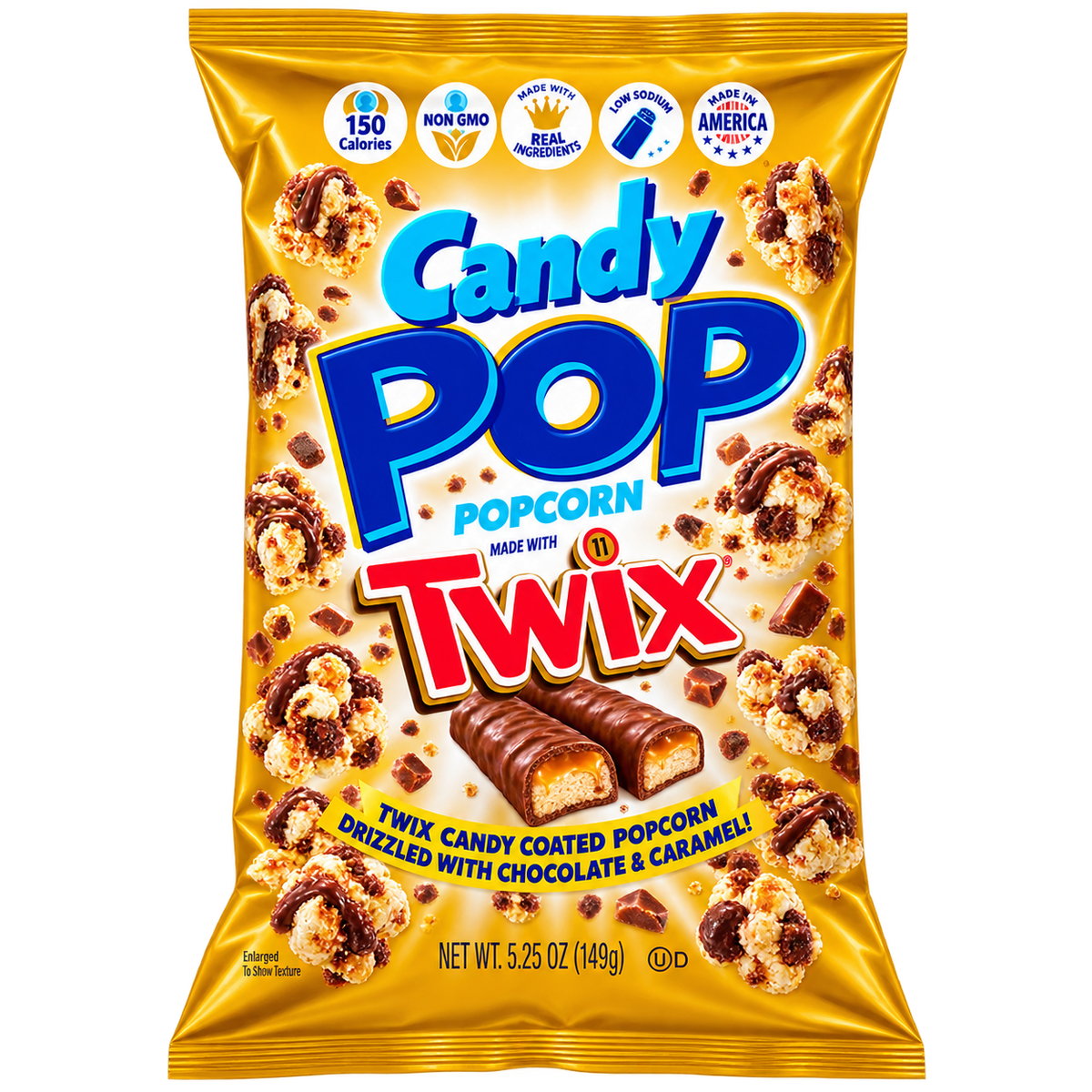 CANDY POP TWIX POPCORN USA 149G