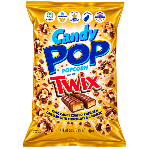 CANDY POP TWIX POPCORN USA 149G