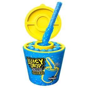 BAZOOKA JUICY DROP GUMMY DIPPERZ RASPBERRY 96G