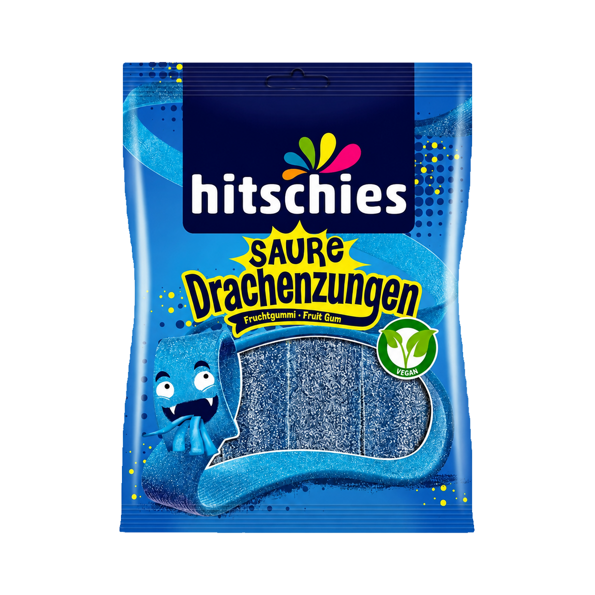 HITSCHIES SAURE DRACHENZUNGEN BLAU 125G