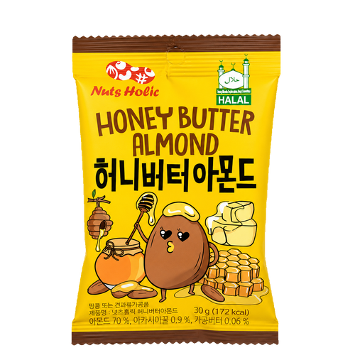 NUTS HOLIC HONEY BUTTER ALMOND KOREA 30G