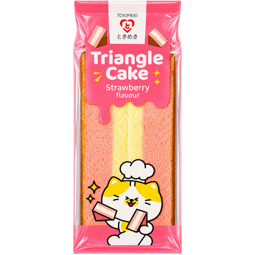 TOKIMEKI TRIANGLE CAKE STRAWBERRY JAPAN 90G