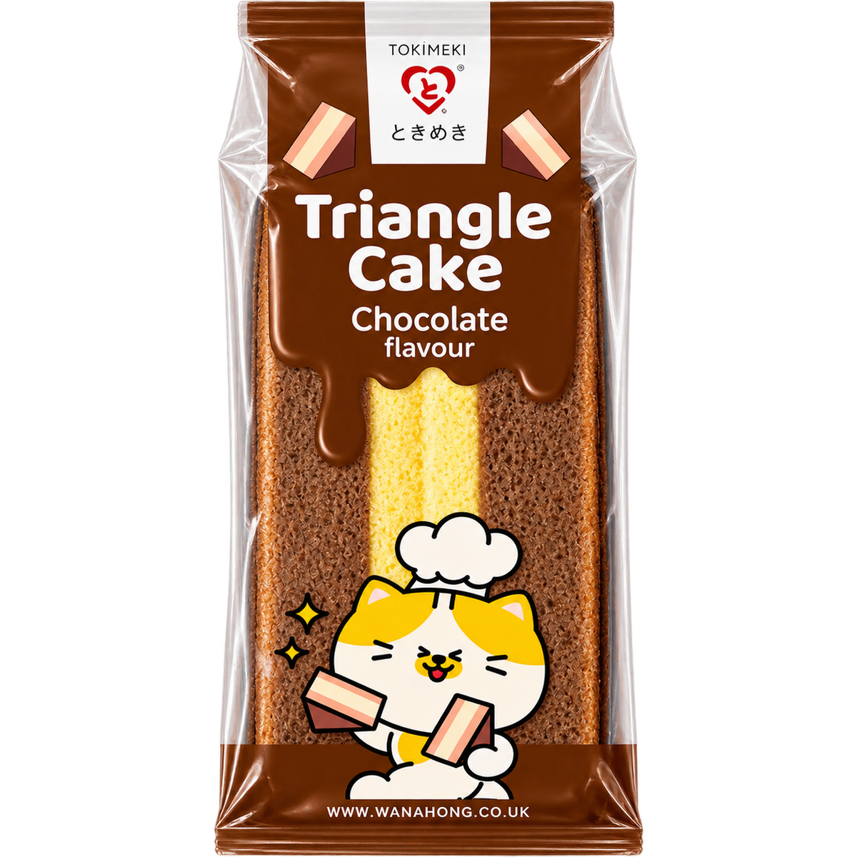 TOKIMEKI TRIANGLE CAKE CHOCOLATE JAPAN 90G