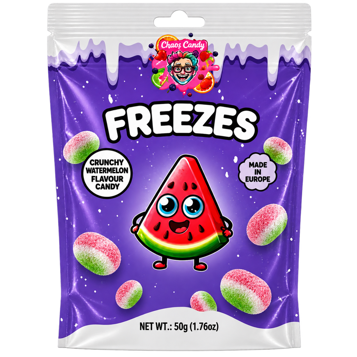 CHAOS CANDY FREEZE DRIED WATERMELON 50G