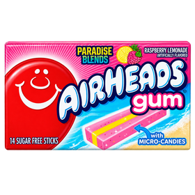 AIRHEADS GUM RASPBERRY LEMONADE USA 34G