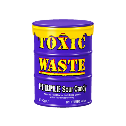 TOXIC WASTE PURPLE SOUR CANDY USA 42G