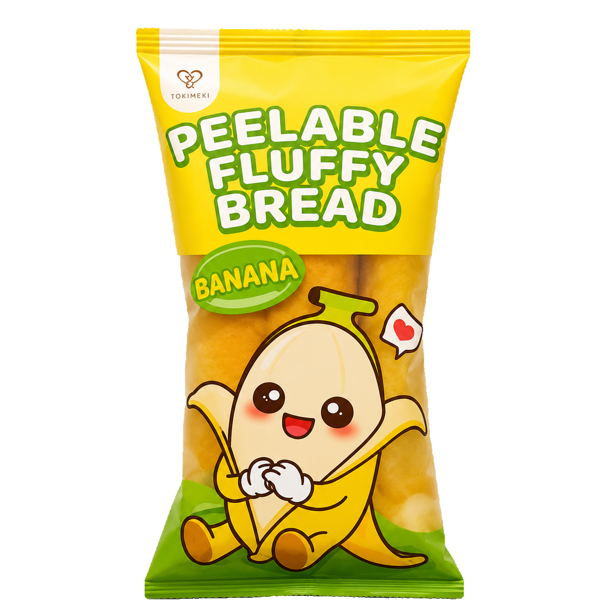 TOKIMEKI PEELABLE FLUFFY BREAD BANANA 65G