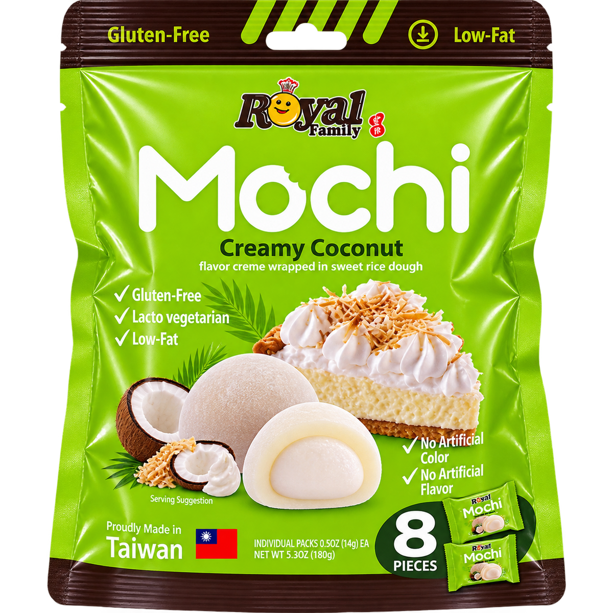 ROYAL FAMILY MOCHI CREAMY COCONUT 120 G