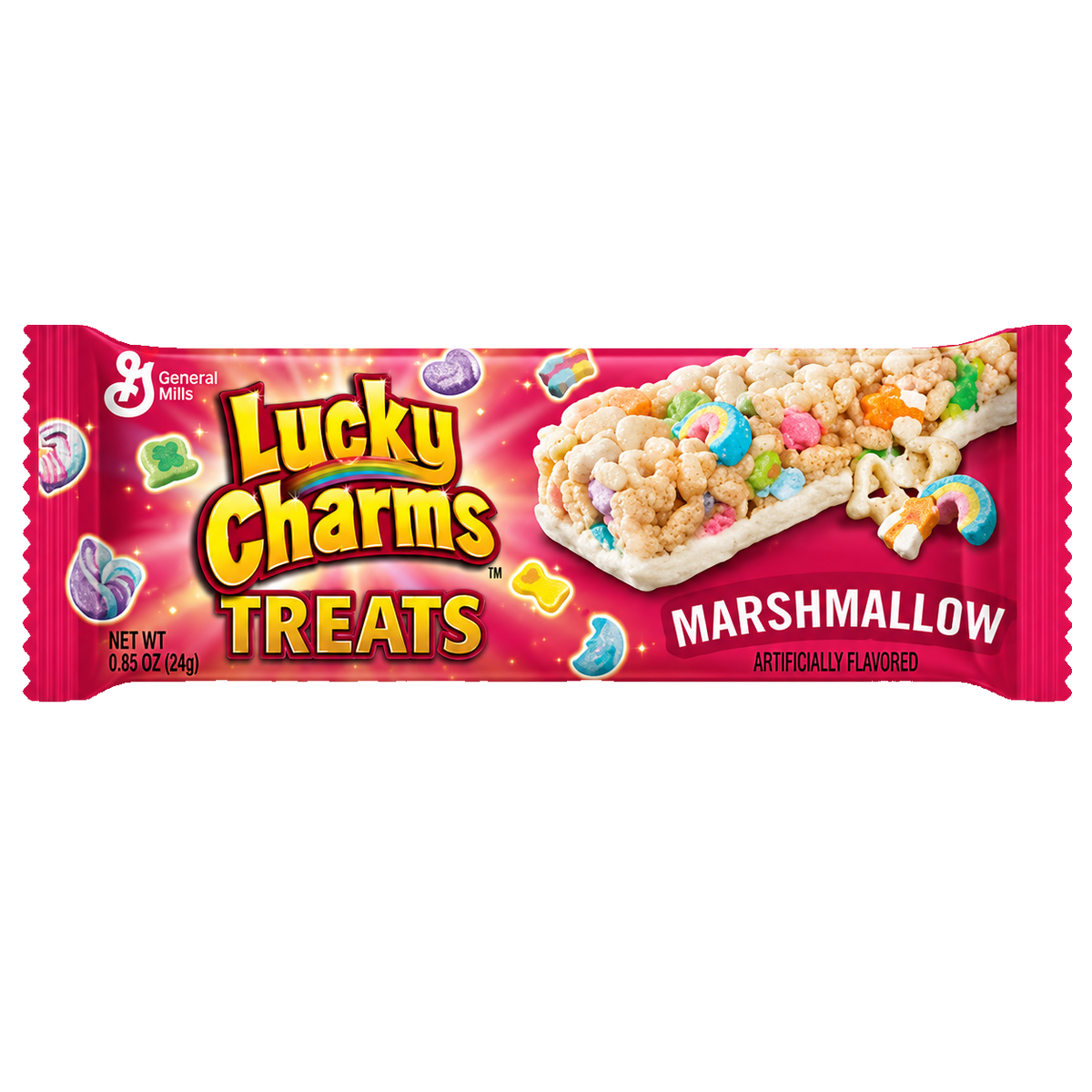 LUCKY CHARMS MARSHMALLOW TREATS BAR USA 24G