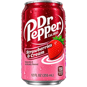 DR PEPPER STRAWBERRIES & CREAM USA 355ML