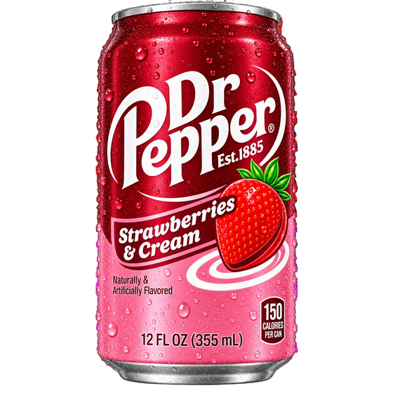 DR PEPPER STRAWBERRIES & CREAM USA 355ML