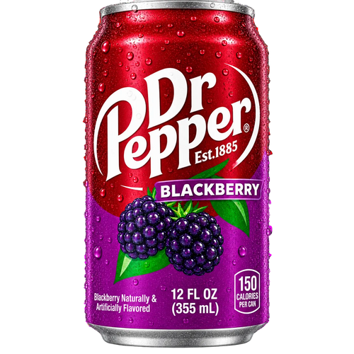 DR PEPPER BLACKBERRY USA 355ML