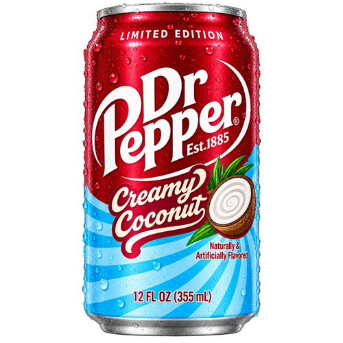DR PEPPER CREAMY COCONUT LIMITED EDITION USA 355ML