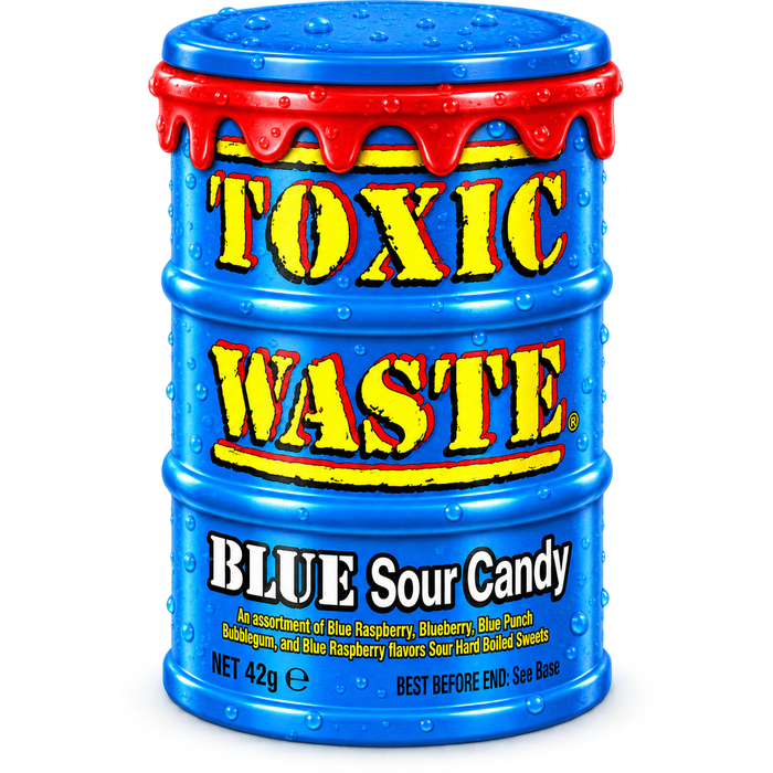 TOXIC WASTE BLUE SOUR CANDY USA 42G