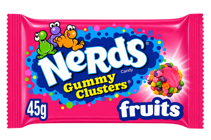 NERDS GUMMY CLUSTERS FRUITY 45G
