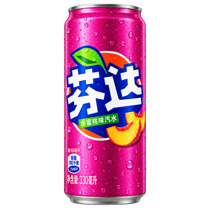 FANTA WHITE PEACH CHINA 330ML