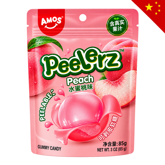 AMOS PEELERZ GUMMY PFIRSICH 65G