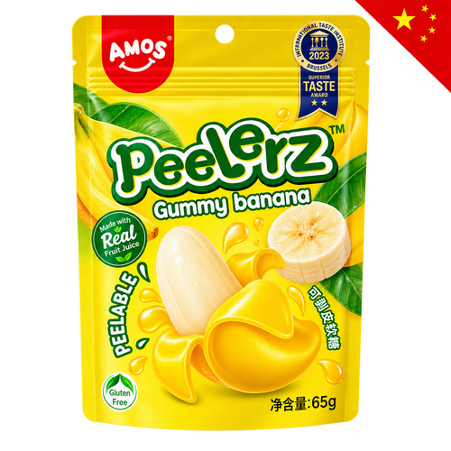 AMOS PEELERZ GUMMY BANANA 65 G