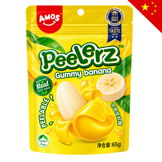 AMOS PEELERZ GUMMY BANANA 65 G