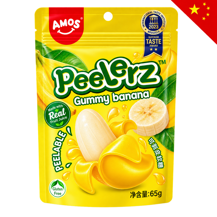 AMOS PEELERZ GUMMY BANANA 65 G