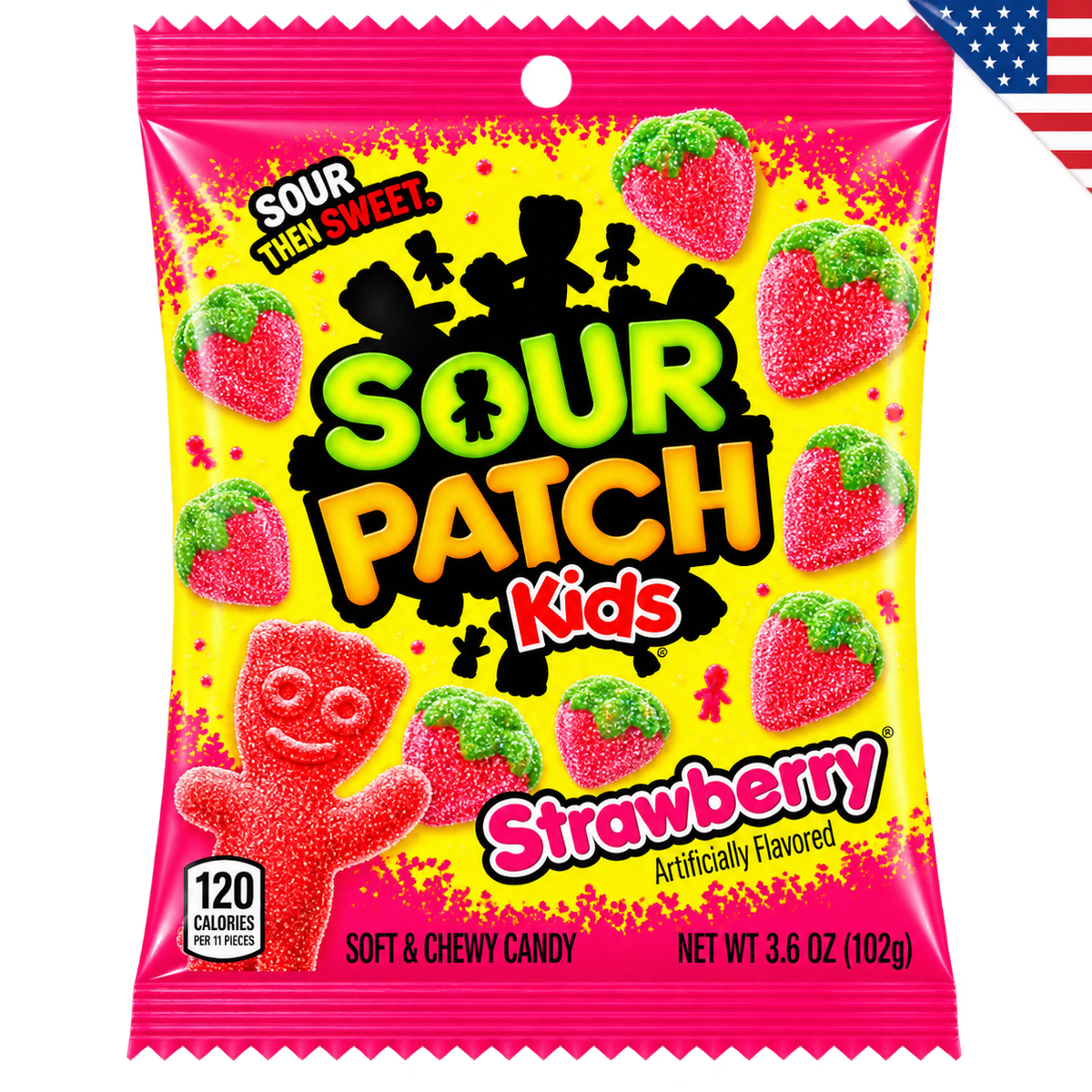 SOUR PATCH KIDS STRAWBERRY 102G