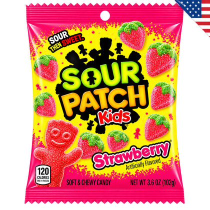 SOUR PATCH KIDS STRAWBERRY 102G