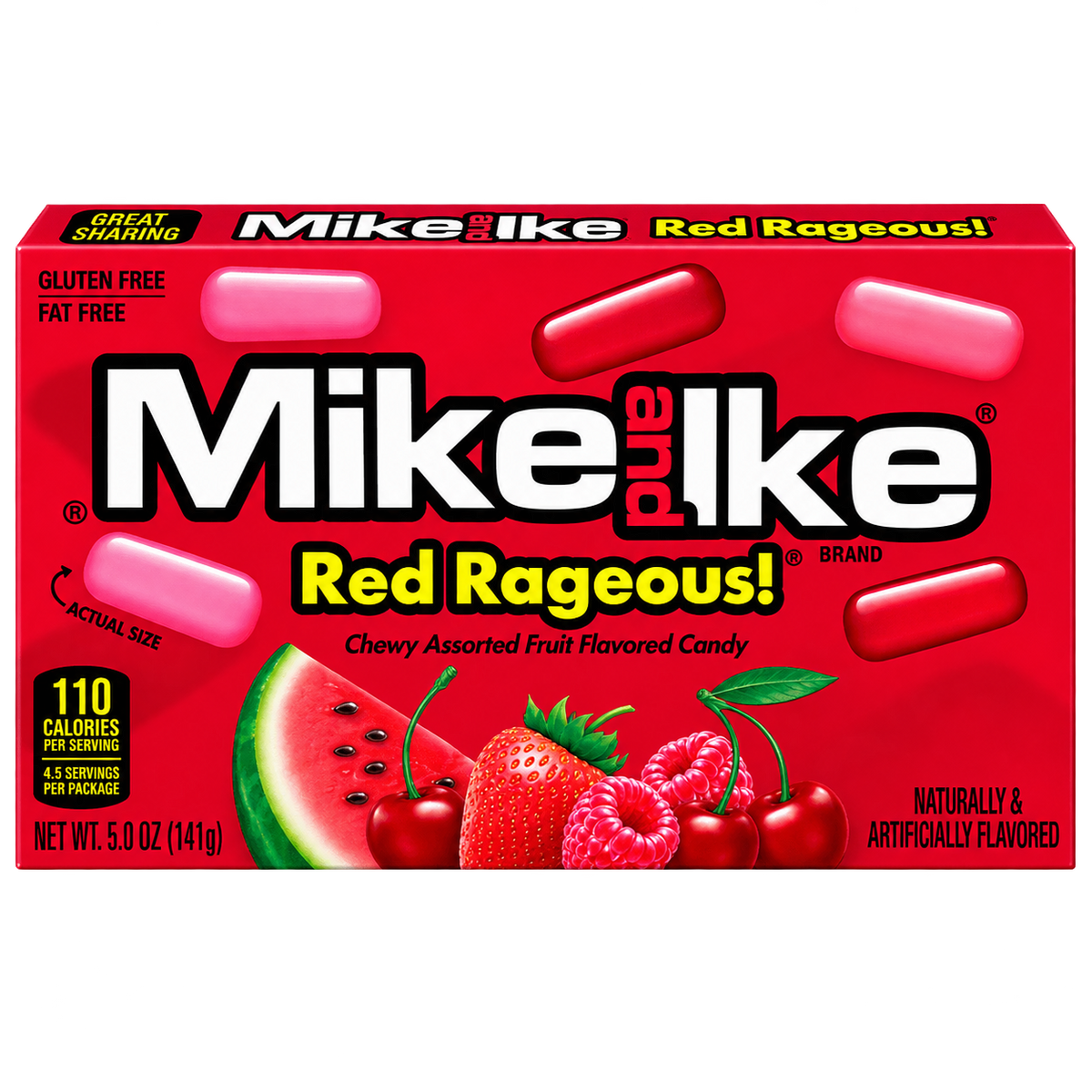 MIKE & IKE RED RAGEOUS THEATER BOX USA 120G