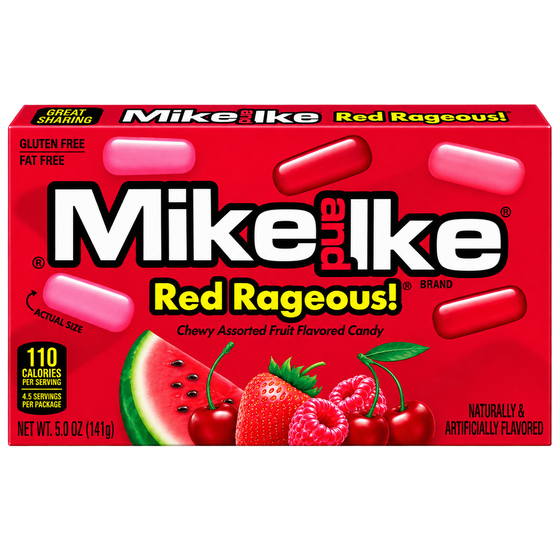 MIKE & IKE RED RAGEOUS THEATER BOX USA 120G