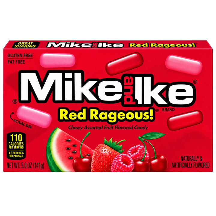 MIKE & IKE RED RAGEOUS THEATER BOX USA 120G