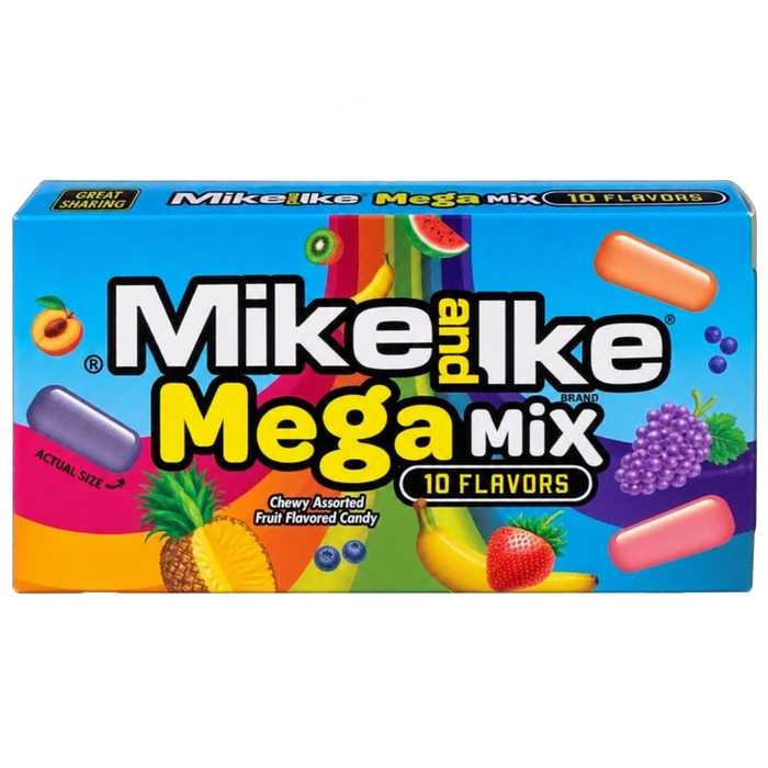 MIKE & IKE MEGA MIX THEATER BOX USA 120G