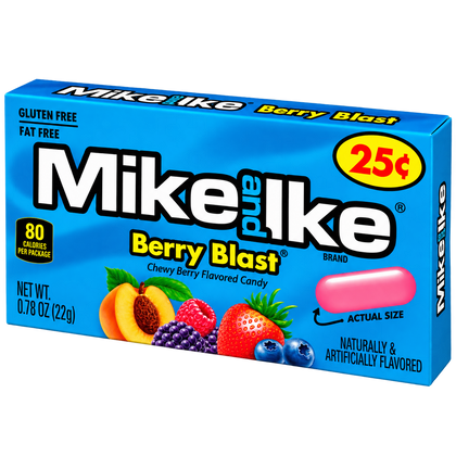 MIKE & IKE BERRY BLAST MINI BOX USA 22G