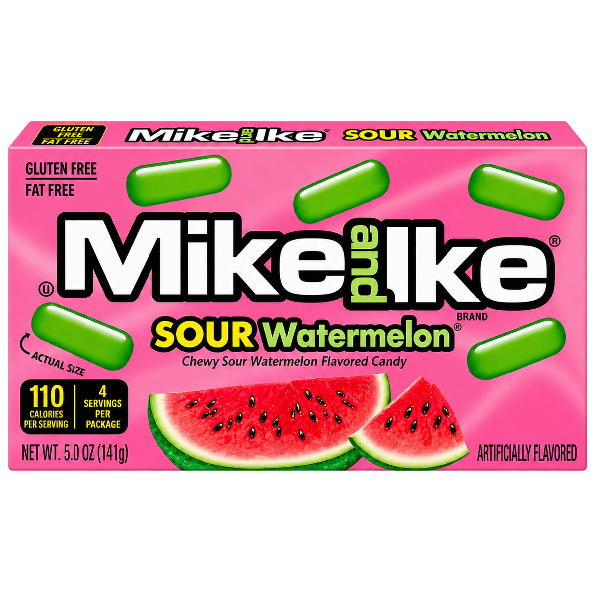 MIKE & IKE SOUR WATERMELON THEATER BOX USA 120G