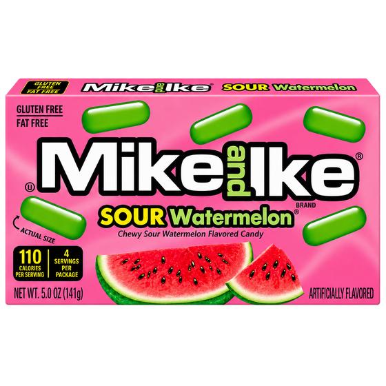MIKE & IKE SOUR WATERMELON THEATER BOX USA 120G