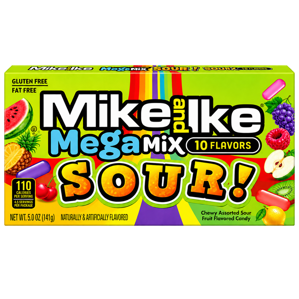 MIKE & IKE MEGA MIX SOUR THEATER BOX USA 141G
