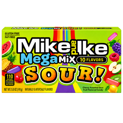 MIKE & IKE MEGA MIX SOUR THEATER BOX USA 141G