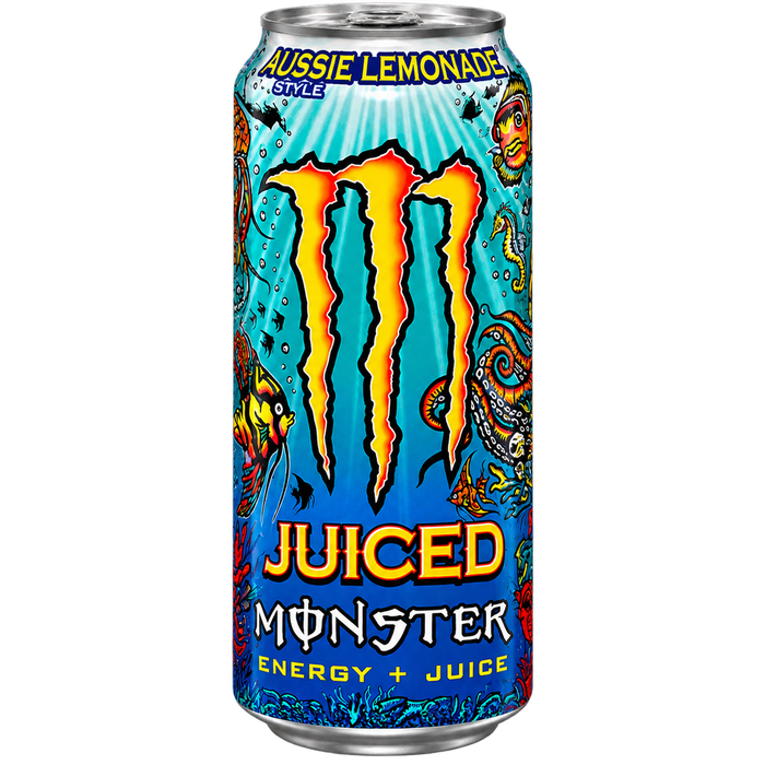 MONSTER JUICED AUSSIE LEMONADE 500ML