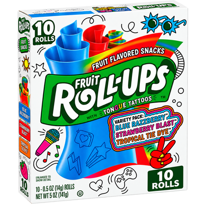 FRUIT ROLL-UPS VARIETY PACK USA 141G