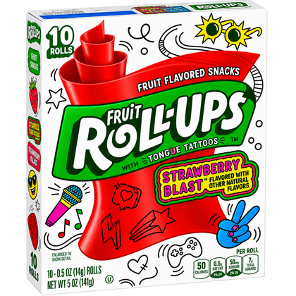 FRUIT ROLL-UPS STRAWBERRY USA 141G