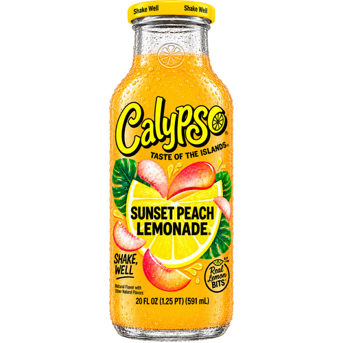 CALYPSO SUNSET PEACH LIMONADE 473ML