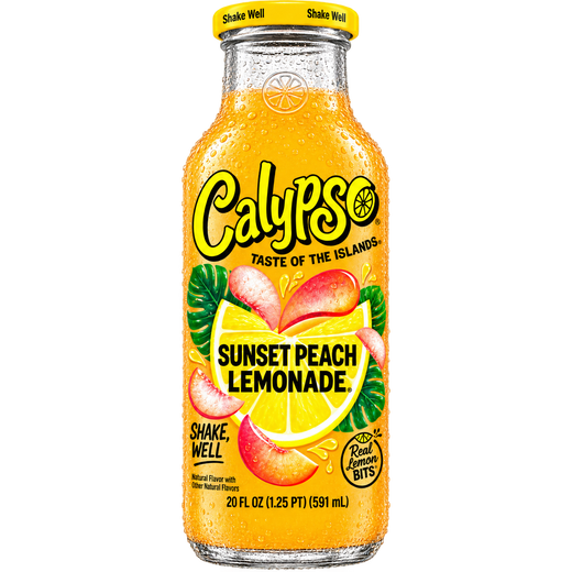 CALYPSO SUNSET PEACH LIMONADE 473ML