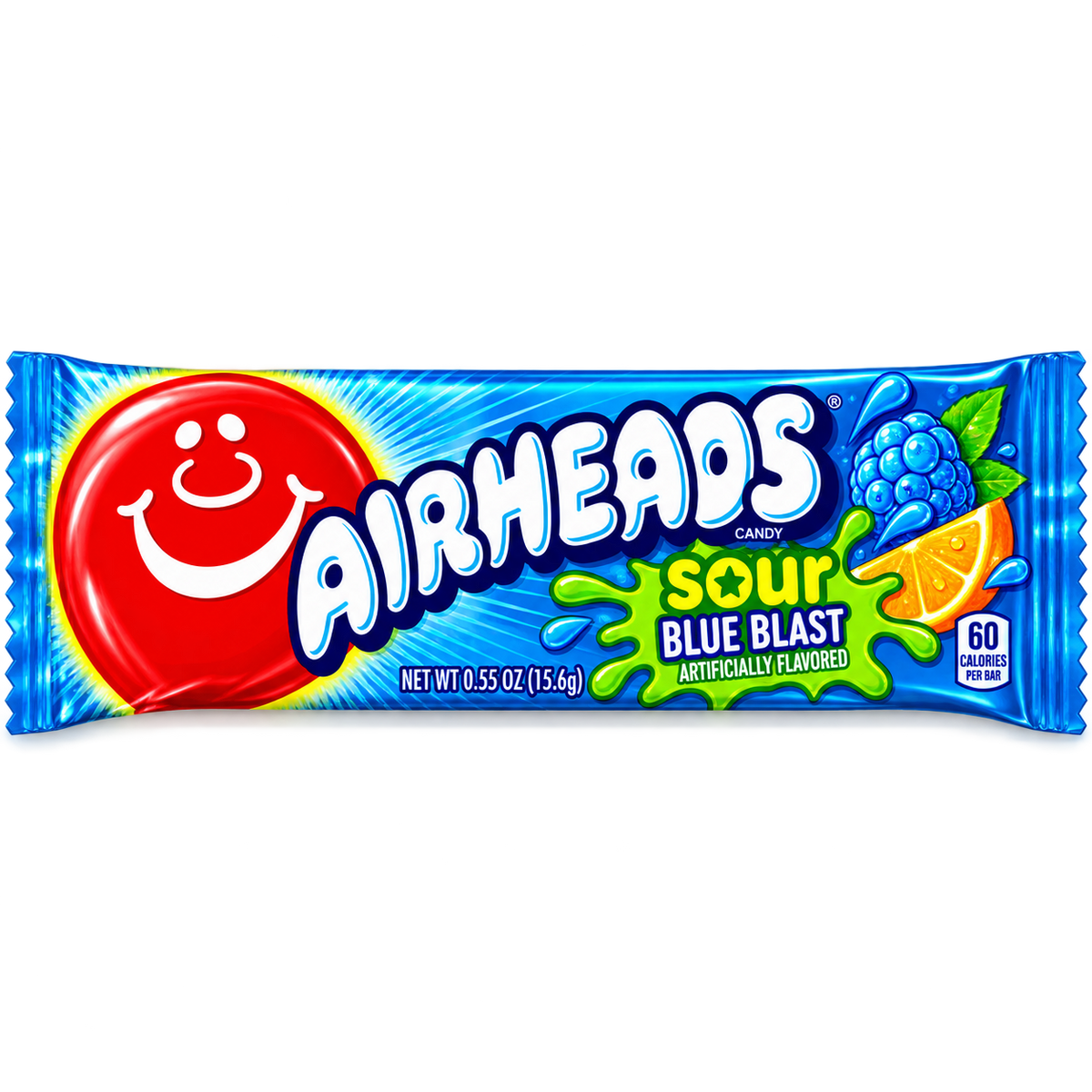 AIRHEADS SOUR BLUE BLAST USA 15.6G