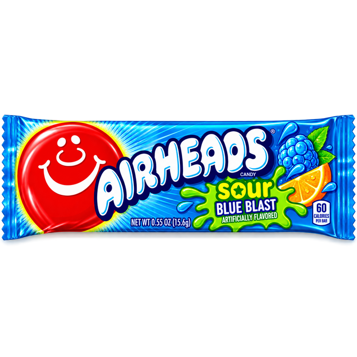 AIRHEADS SOUR BLUE BLAST USA 15.6G