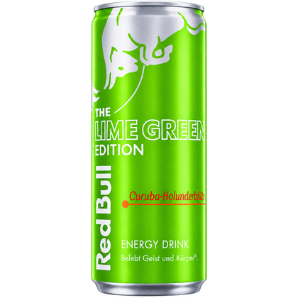 RED BULL LIME GREEN EDITION CURUBA-HOLUNDERBLÜTE 250 ML