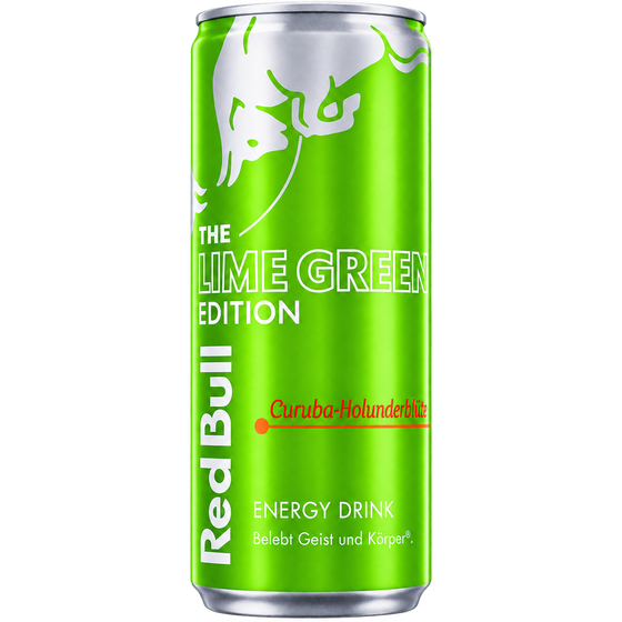RED BULL LIME GREEN EDITION CURUBA-HOLUNDERBLÜTE 250 ML
