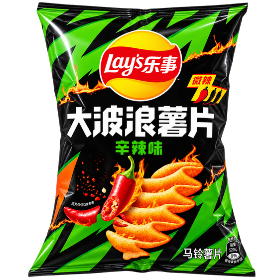 LAY’S GERIFFELTE CHIPS HOT & SPICY 70G
